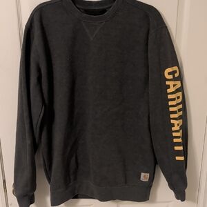 Carhartt Men's Charcoal Crewneck Sweater